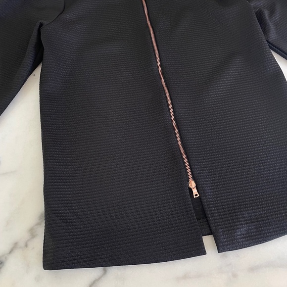 Club Monaco Top with Rose Gold Zipper - Picture 11 of 13